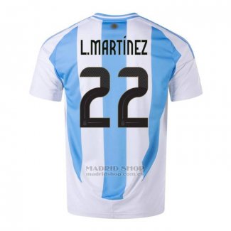 Camiseta Argentina Jugador L.Martinez 1ª 2024