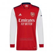 Camiseta Arsenal 1ª Manga Larga 2021-2022