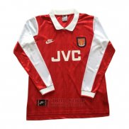 Camiseta Arsenal 1ª Manga Larga Retro 1994-1996