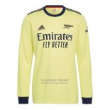 Camiseta Arsenal 2ª Manga Larga 2021-2022