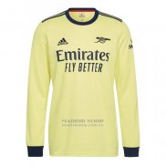 Camiseta Arsenal 2ª Manga Larga 2021-2022