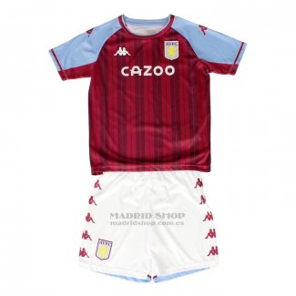 Camiseta Aston Villa 1ª Nino 2021-2022