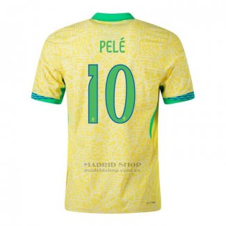 Camiseta Brasil Jugador Pele 1ª 2024