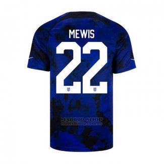 Camiseta Estados Unidos Jugador Mewis 2ª 2022