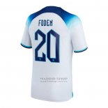 Camiseta Inglaterra Jugador Foden 1ª 2022