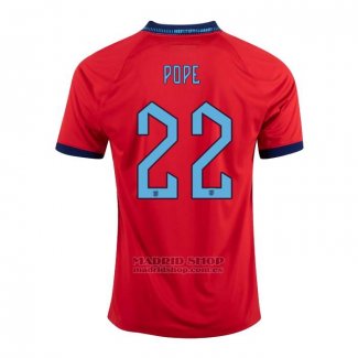 Camiseta Inglaterra Jugador Pope 2ª 2022