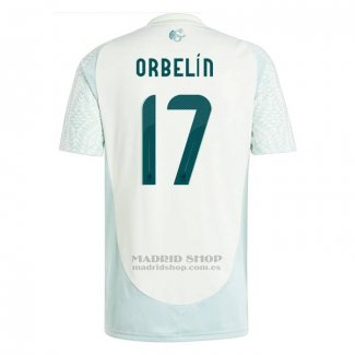 Camiseta Mexico Jugador Orbelin 2ª 2024