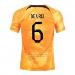 Camiseta Paises Bajos Jugador De Vrij 1ª 2022