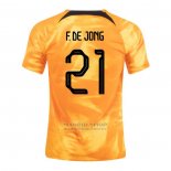 Camiseta Paises Bajos Jugador F.De Jong 1ª 2022