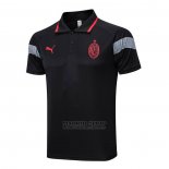 Camiseta Polo del AC Milan 2023-2024 Negro