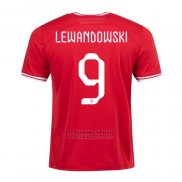 Camiseta Polonia Jugador Lewandowski 2ª 2022