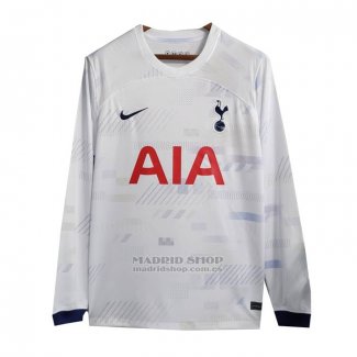 Camiseta Tottenham Hotspur 1ª Manga Larga 2023-2024