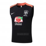 Camiseta de Entrenamiento Brasil Sin Mangas 2025-2026 Negro