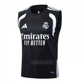 Camiseta de Entrenamiento Real Madrid Sin Mangas 2025-2026 Negro
