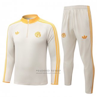 Chandal de Sudadera del Bayern Munich Nino 2026-2027 Crema