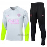 Chandal de Sudadera del Paris Saint-Germain Nino 2023-2024 Gris