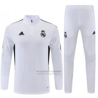 Chandal de Sudadera del Real Madrid 2022-2023 Blanco