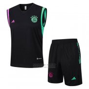 Chandal del Bayern Munich Sin Mangas 2023-2024 Negro