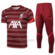 Chandal del Liverpool Manga Corta 2021-2022 Rojo