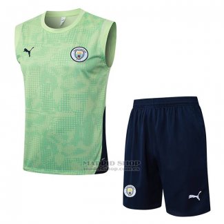 Chandal del Manchester City Sin Mangas 2025-2026 Verde