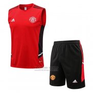 Chandal del Manchester United Sin Mangas 2022-2023 Rojo