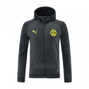 Chaqueta con Capucha del Borussia Dortmund 2021-2022 Gris