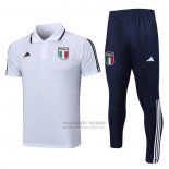 Conjunto Polo del Italia 2023-2024 Blanco