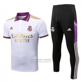 Conjunto Polo del Real Madrid 2022-2023 Blanco