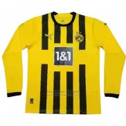 Camiseta Borussia Dortmund 1ª Manga Larga 2022-2023