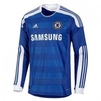 Camiseta Chelsea 1ª Manga Larga Retro 2011-2012