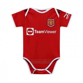 Camiseta Manchester United 1ª Bebe 2022-2023