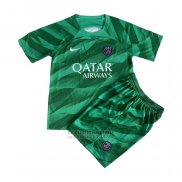 Camiseta Paris Saint-Germain Portero Nino 2023-2024 Verde