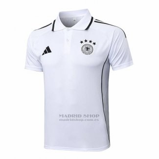 Camiseta Polo del Alemania 2025-2026 Blanco