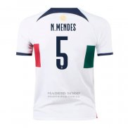 Camiseta Portugal Jugador N.Mendes 2ª 2022