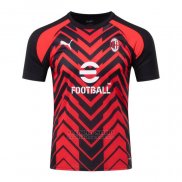 Camiseta Pre Partido del AC Milan 2023 Rojo