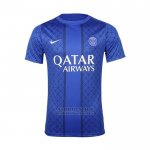 Camiseta Pre Partido del Paris Saint-Germain 2025-2026 Azul