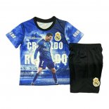 Camiseta Real Madrid Ronaldo Special Nino 2025-2026 Azul