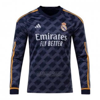 Camiseta Real Madrid 2ª Manga Larga 2023-2024