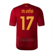 Camiseta Roma Jugador M.Vina 1ª 2022-2023