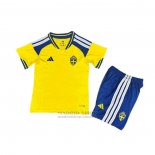 Camiseta Suecia 1ª Nino 2026