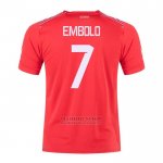 Camiseta Suiza Jugador Embolo 1ª 2022