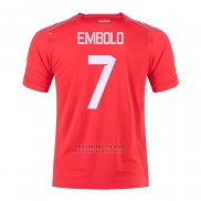 Camiseta Suiza Jugador Embolo 1ª 2022