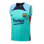 Camiseta de Entrenamiento Barcelona Sin Mangas 2022-2023 Verde