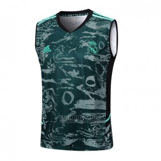 Camiseta de Entrenamiento Real Madrid Sin Mangas 2023-2024 Verde