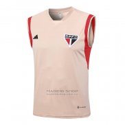 Camiseta de Entrenamiento Sao Paulo Sin Mangas 2023-2024 Amarillo