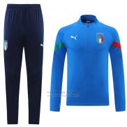 Chandal de Sudadera del Italia 2022-2023 Azul