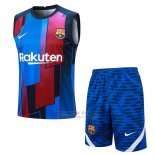 Chandal del Barcelona Sin Mangas 2023-2024 Azul y Rojo