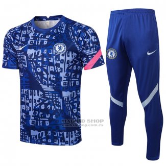 Chandal del Chelsea Manga Corta 2021-2022 Azul