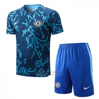 Chandal del Chelsea Manga Corta 2022-2023 Azul - Pantalon Corto