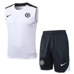 Chandal del Chelsea Sin Mangas 2025-2026 Blanco